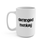 Deranged Monkey 15oz Coffee Mug #2: More Coffee, More Chaos - Image 4